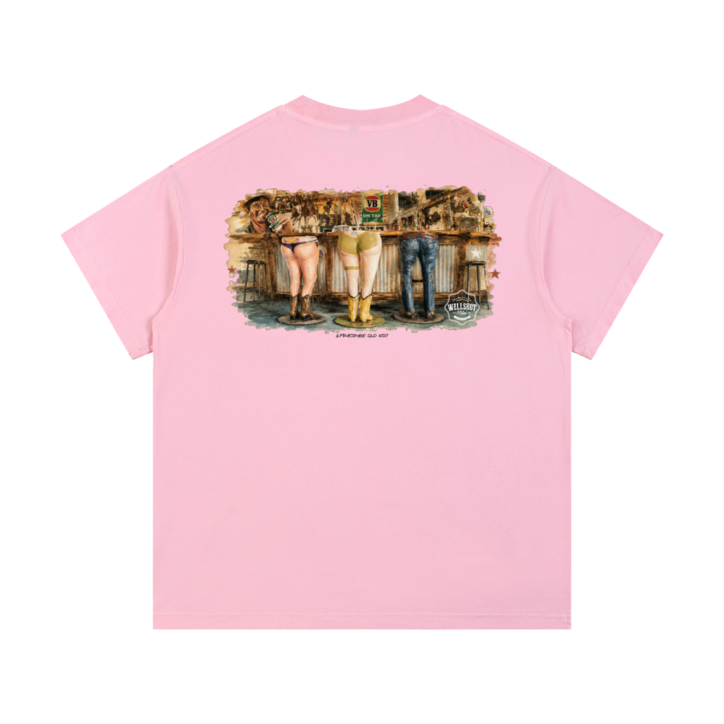 Wellshot Bum Chairs Vintage Wash Cotton T-Shirt