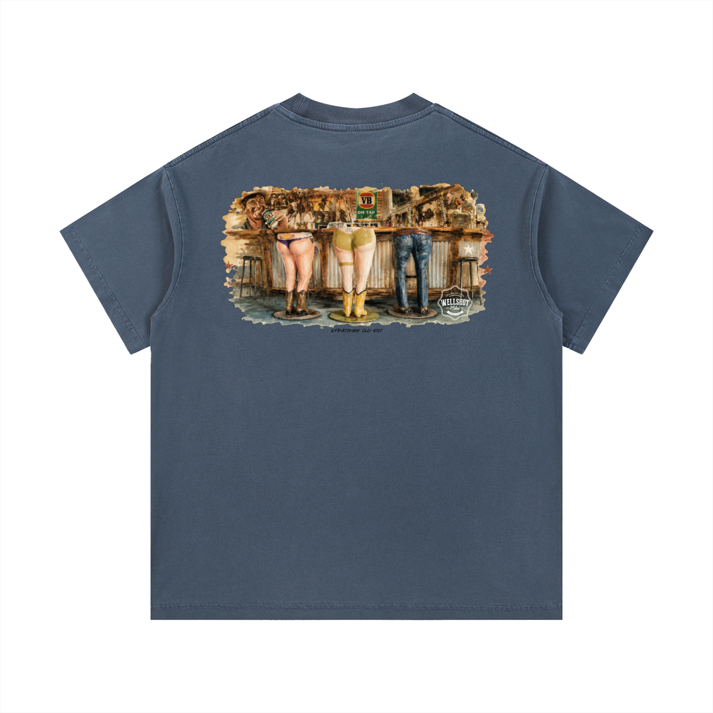 Wellshot Bum Chairs Vintage Wash Cotton T-Shirt