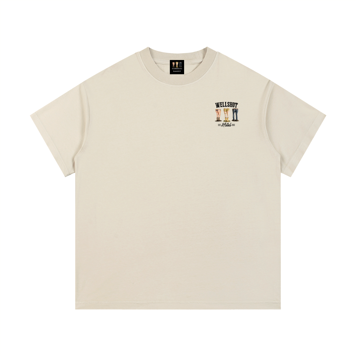 Wellshot Bum Chairs Vintage Wash Cotton T-Shirt