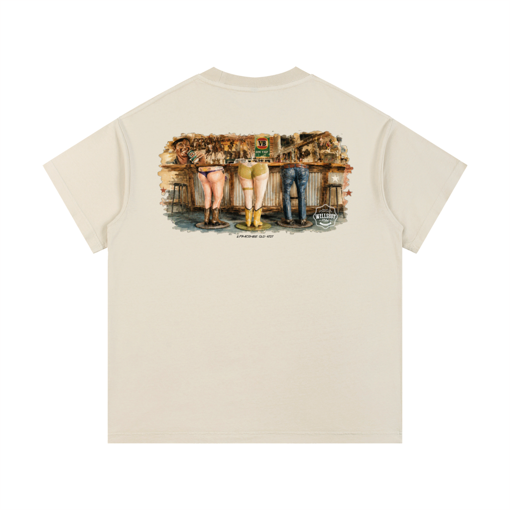 Wellshot Bum Chairs Vintage Wash Cotton T-Shirt
