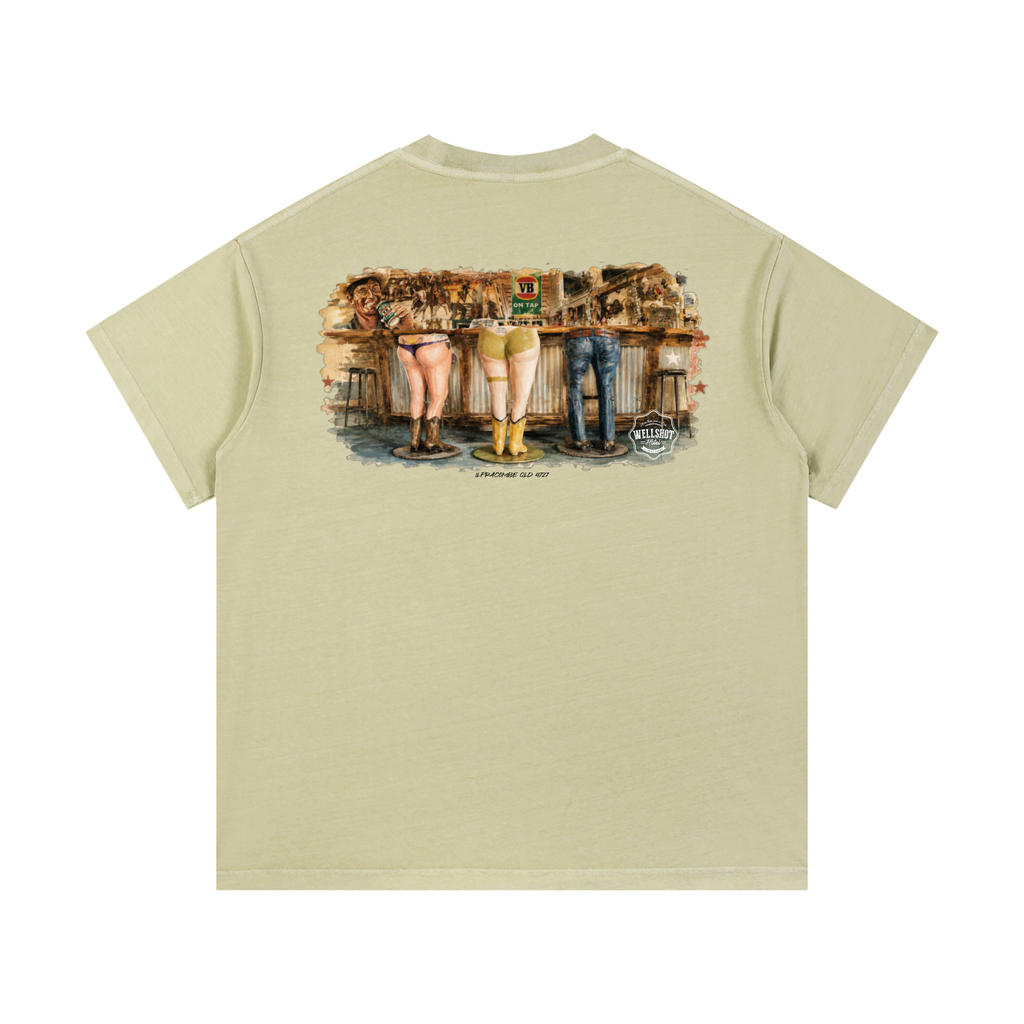 Wellshot Bum Chairs Vintage Wash Cotton T-Shirt