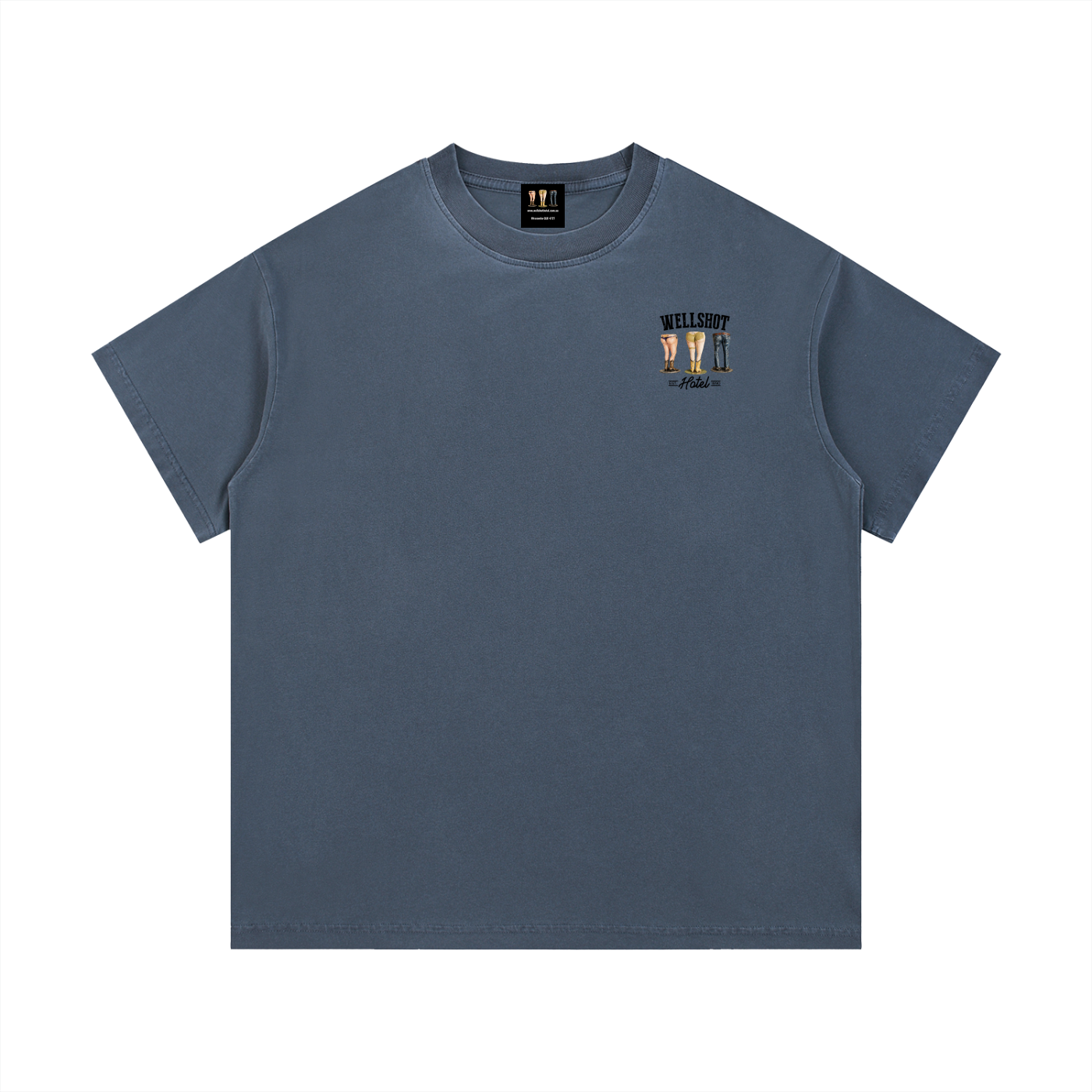 Wellshot Bum Chairs Vintage Wash Cotton T-Shirt