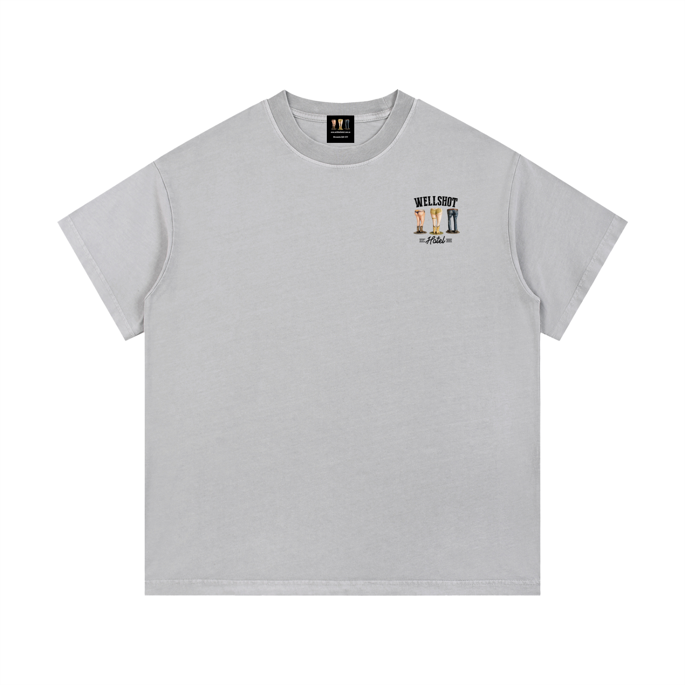 Wellshot Bum Chairs Vintage Wash Cotton T-Shirt