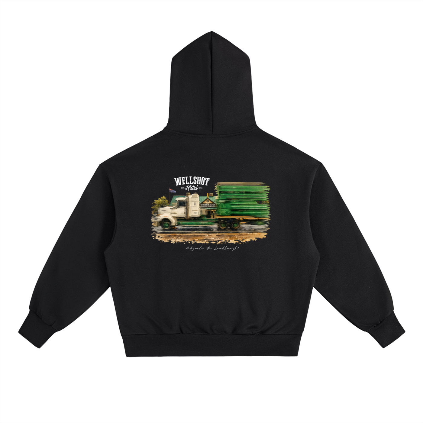 “Legend on the Landsborough” Heavyweight Fleece Hoodie